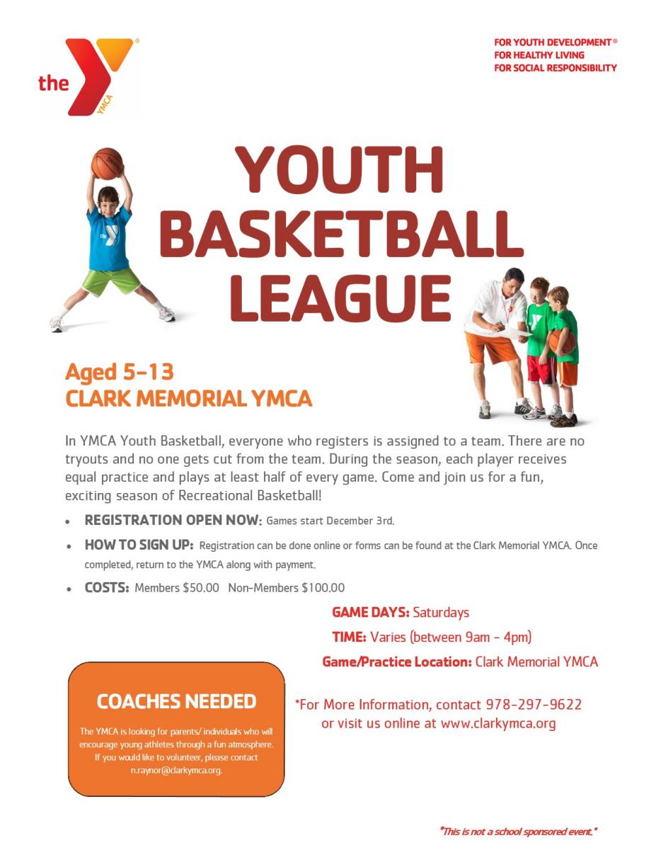 Winter 2022 Youth Basketball Clark Memorial YMCA